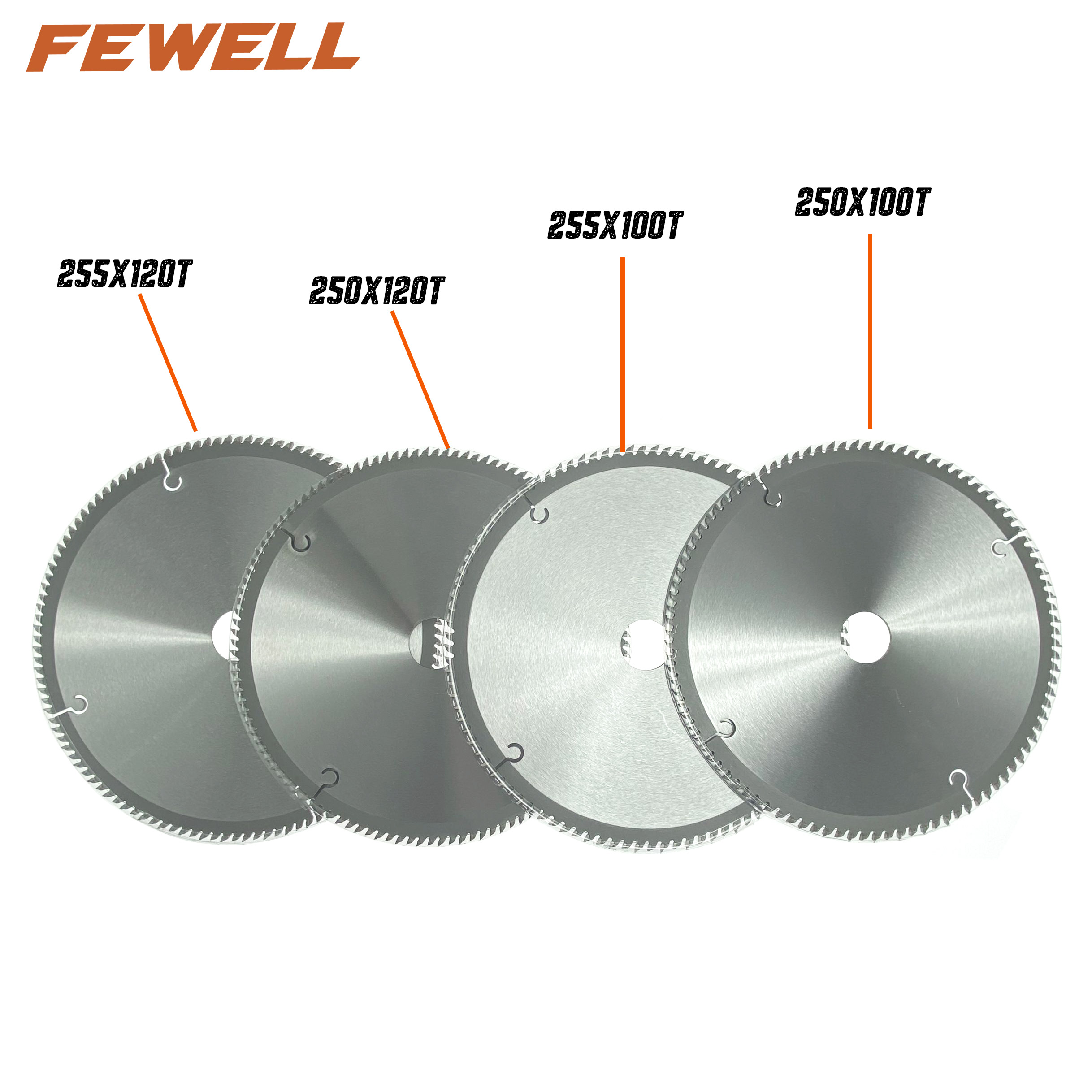 Ahşap kesme için 10in 250*120T*32mm ağaç İşleme tungsten karbür tct dairesel testere bıçağı