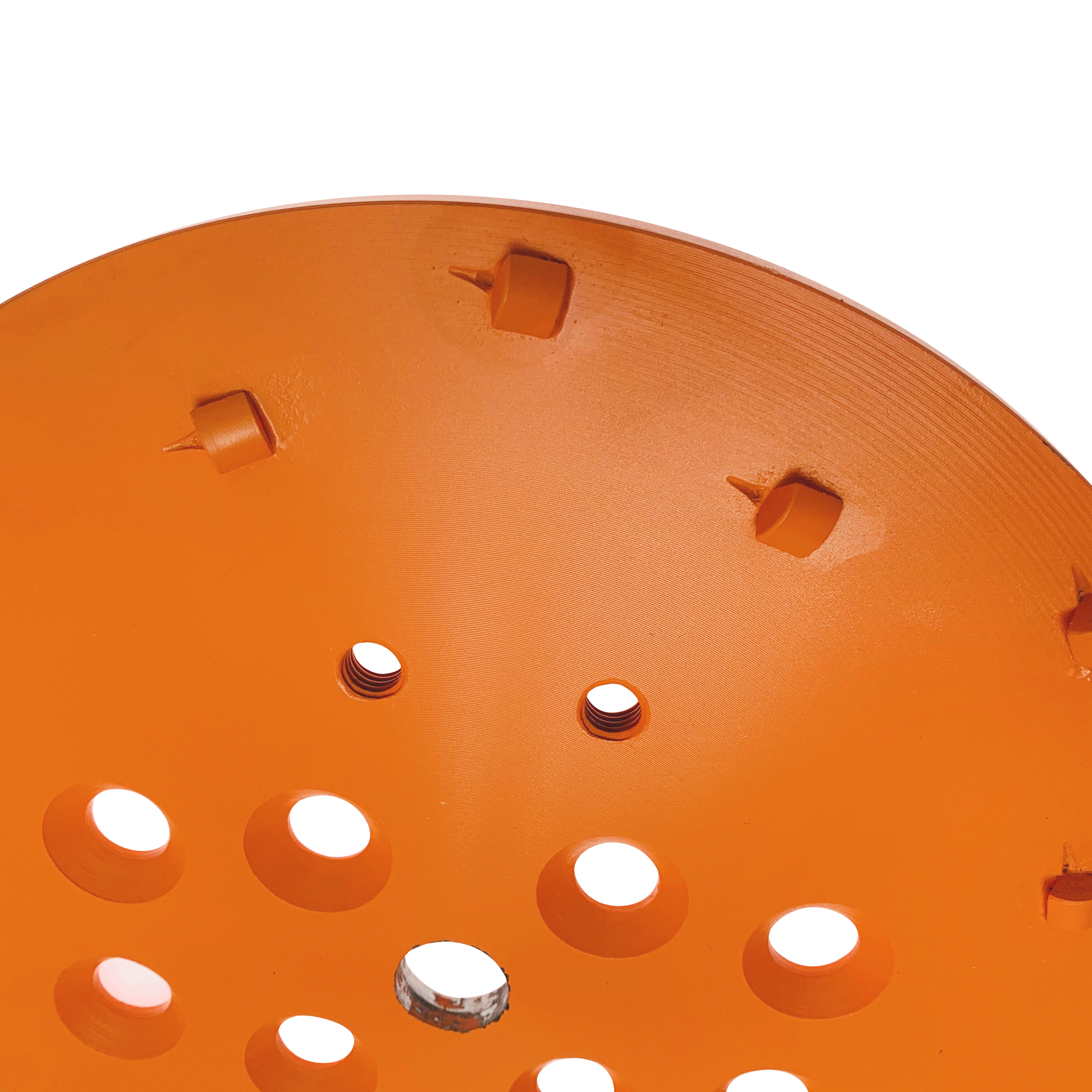 PCD zemin için birinci sınıf Gümüş Lehimli 10 inç bileme 250mm turuncu elmas tekerlek taşlama diski