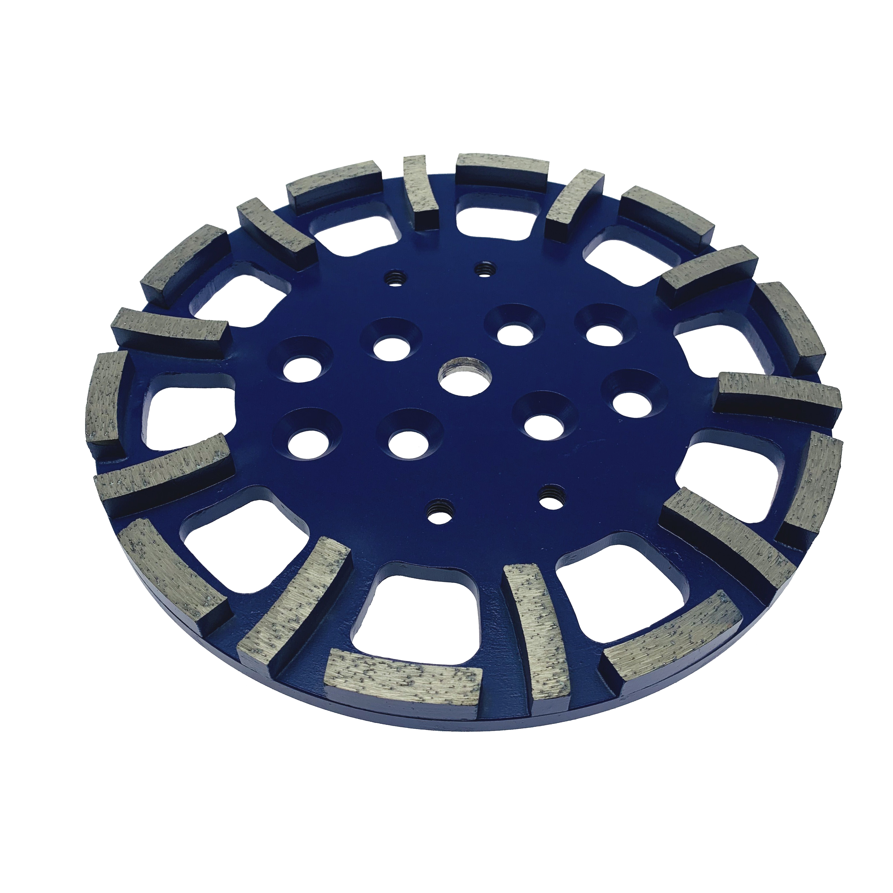 Yumuşak beton için birinci sınıf Gümüş Lehimli 10 inç bileme 250mm mavi elmas tekerlek taşlama diski