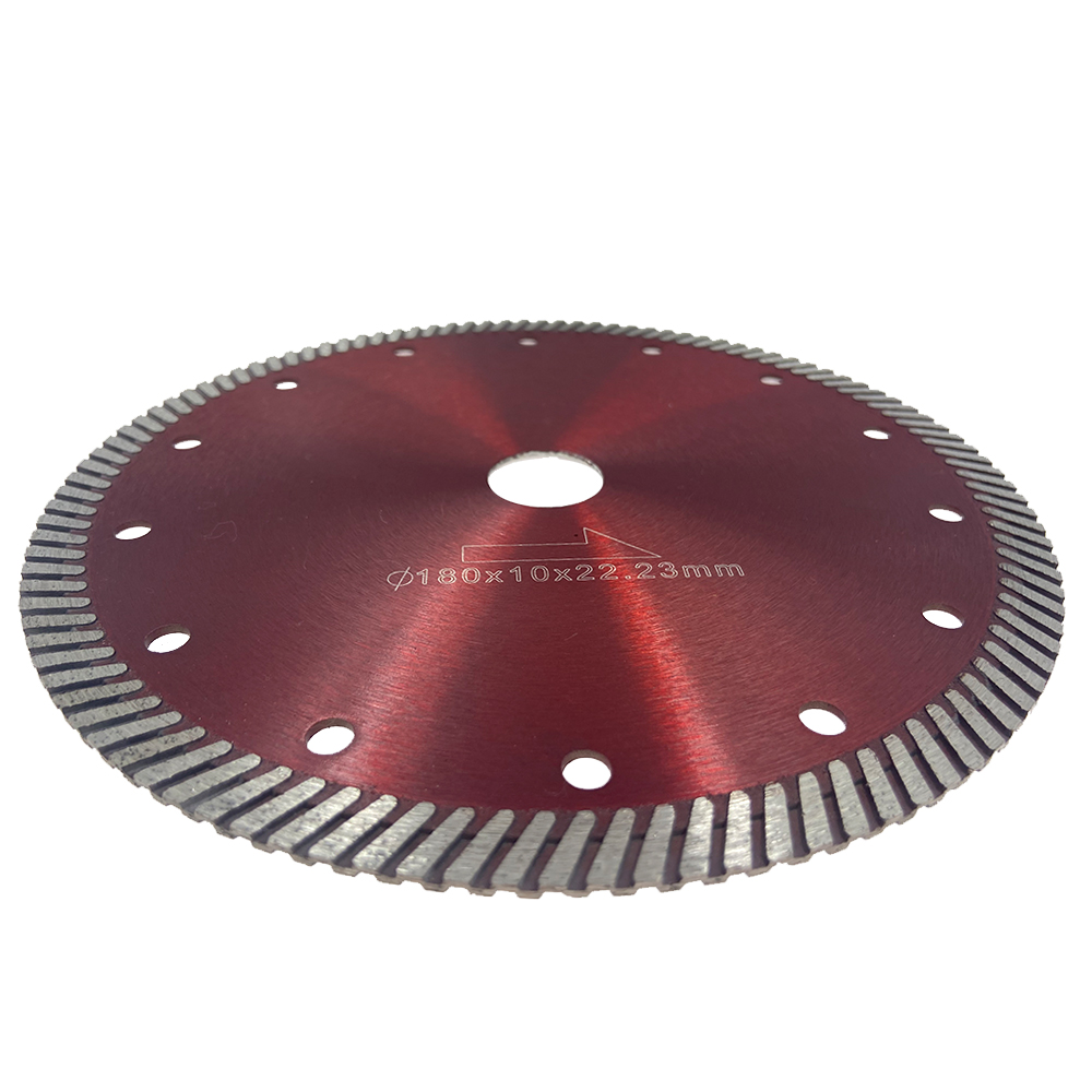 180*2.5*10*22.23mm Sıcak Pres 7 inç CN tedarikçisi turbo elmas dairesel disk testere bıçağı beton granit tuğla taş kesmek için