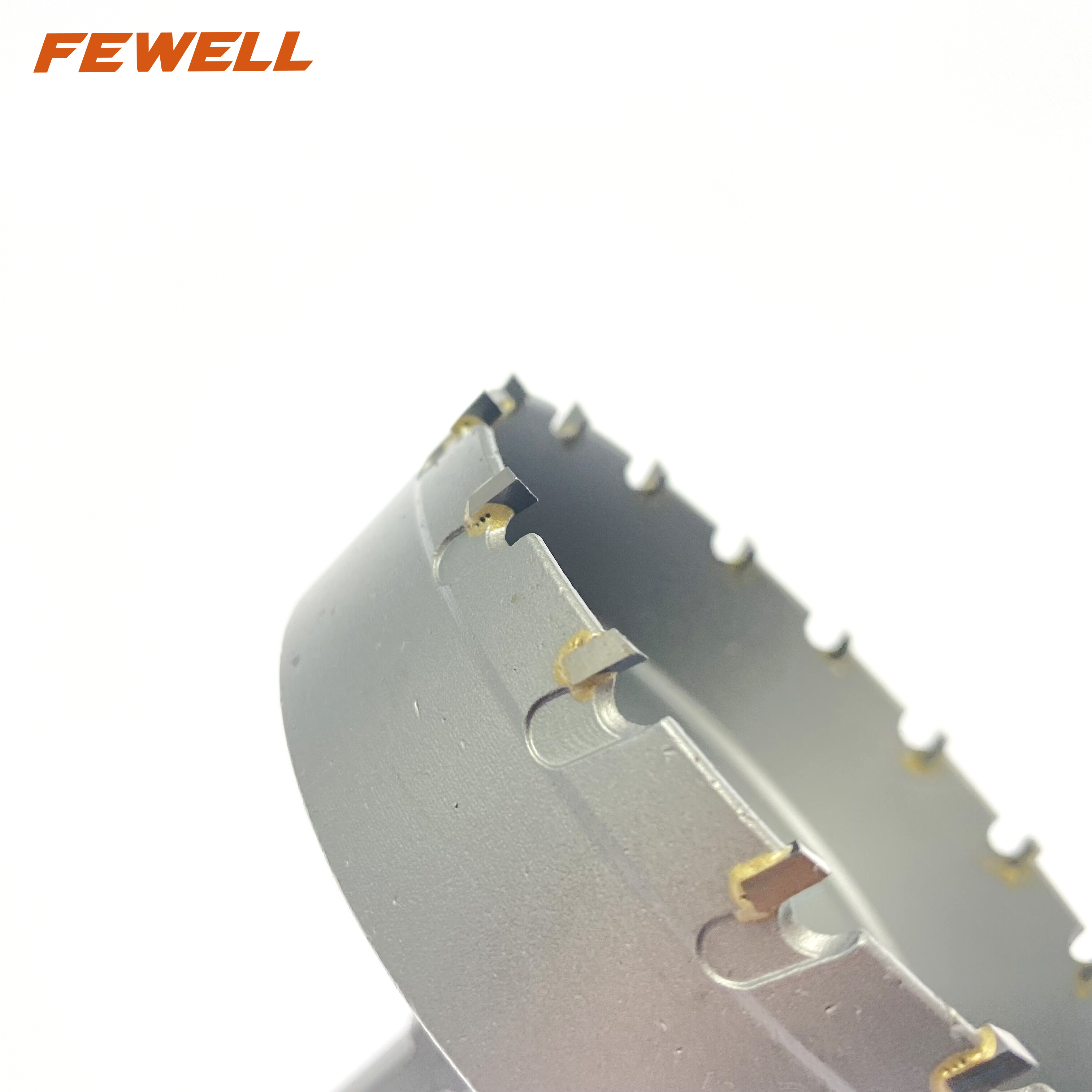 Yüksek kaliteli Üçgen sap Tungsten Karbür TCT Alaşım Delik metal paslanmaz çelik ahşap delme için çapı 90mm testere