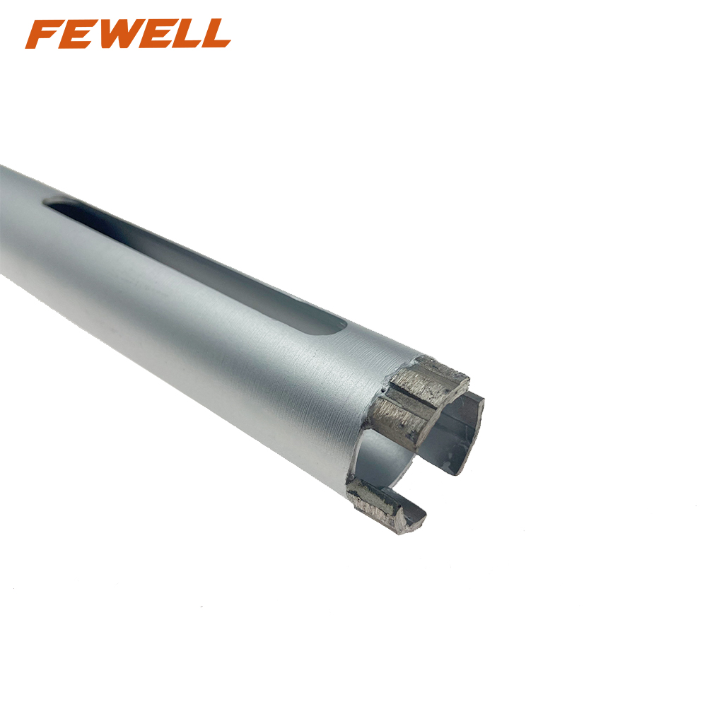 Sıcak satış lazer kaynaklı 32*10*195*M16 elmas segment Kuru kesim için çekirdek matkap ucu güçlendirilmiş beton